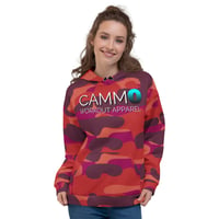 Image 2 of CAMMO Unisex Hoodie Pink