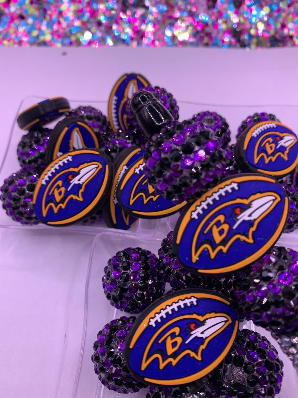 Image of Foot Ball Silicone Bead 