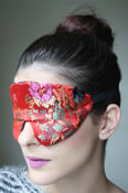 Image of Red oriental style eye mask