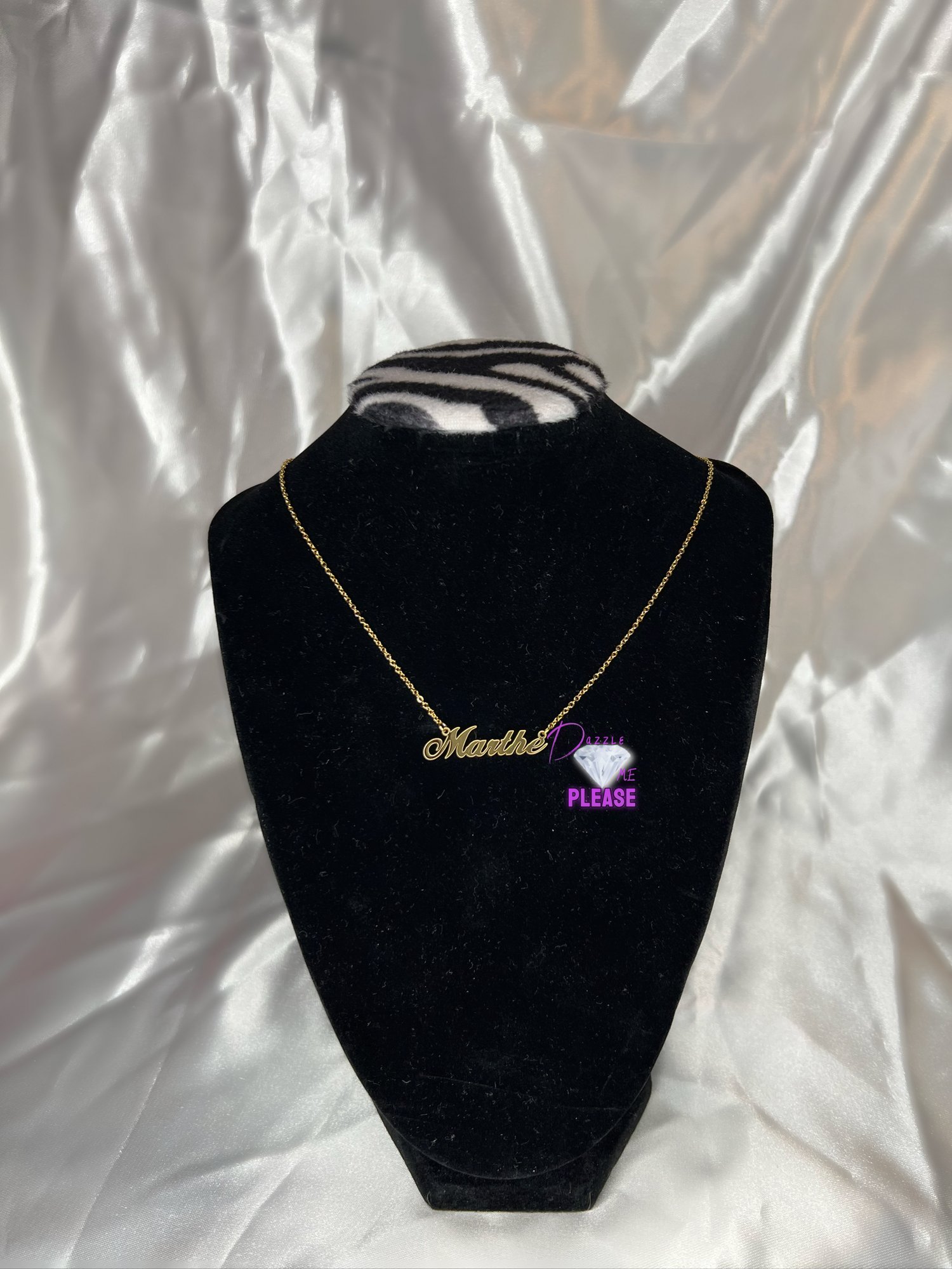 Image of Custom Stainless Steel Name Necklaces