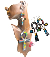 Large Ankh Jewelry Set