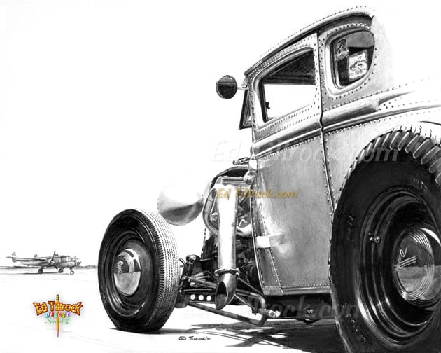 Image of "Back Seat Betty" 11x17 print