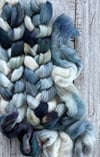 Minas Tirith, on Silky Snuggle: 80% USA Rambouillet, 20% Tussah Silk