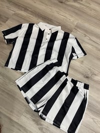 X-Large BW stripe 2pc short set * brand new 