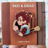 Image 4 of [ZE:999] RED & DEAD Enamel Pins