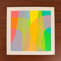 Image 2 of Summer color study #4 - 6x6"