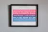 5 Generation Converge Family Tree 16"x20" with children