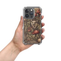 Image 15 of Boho Nature Cottagecore Inspired Hedgehogs Among Mushrooms Clear Case for iPhone®