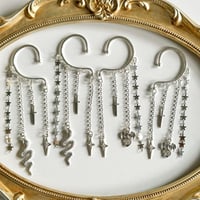 Image 5 of SILVER DRAGON EAR CUFF