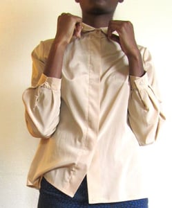 Image of Vintage Nude Blouse