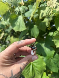 Image 3 of “rainbow clouds” mushroom pendant 