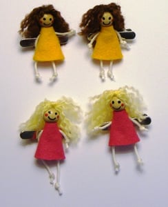 Image of Girls Doll Hair Clips