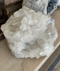 Image 8 of Large Clear Quartz Points Cluster Statement Piece #2133