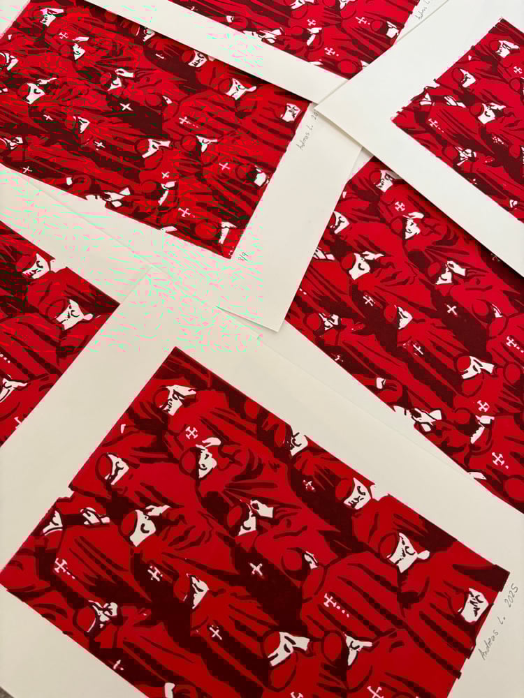 Image of Conclave Lino Print