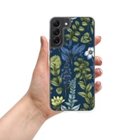 Image 15 of Art Nouveau Inspired Blue Boho Floral Clear Case for Samsung®