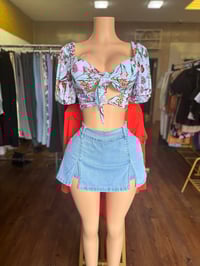 Image 1 of Denim Skorts 