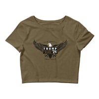 Image 1 of Trump 2024 Ultra MAGA - Patriot Eagle Women’s Crop Tee