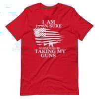 Image 2 of I Am 1776% Sure Unisex t-shirt from PatriotsCo.com