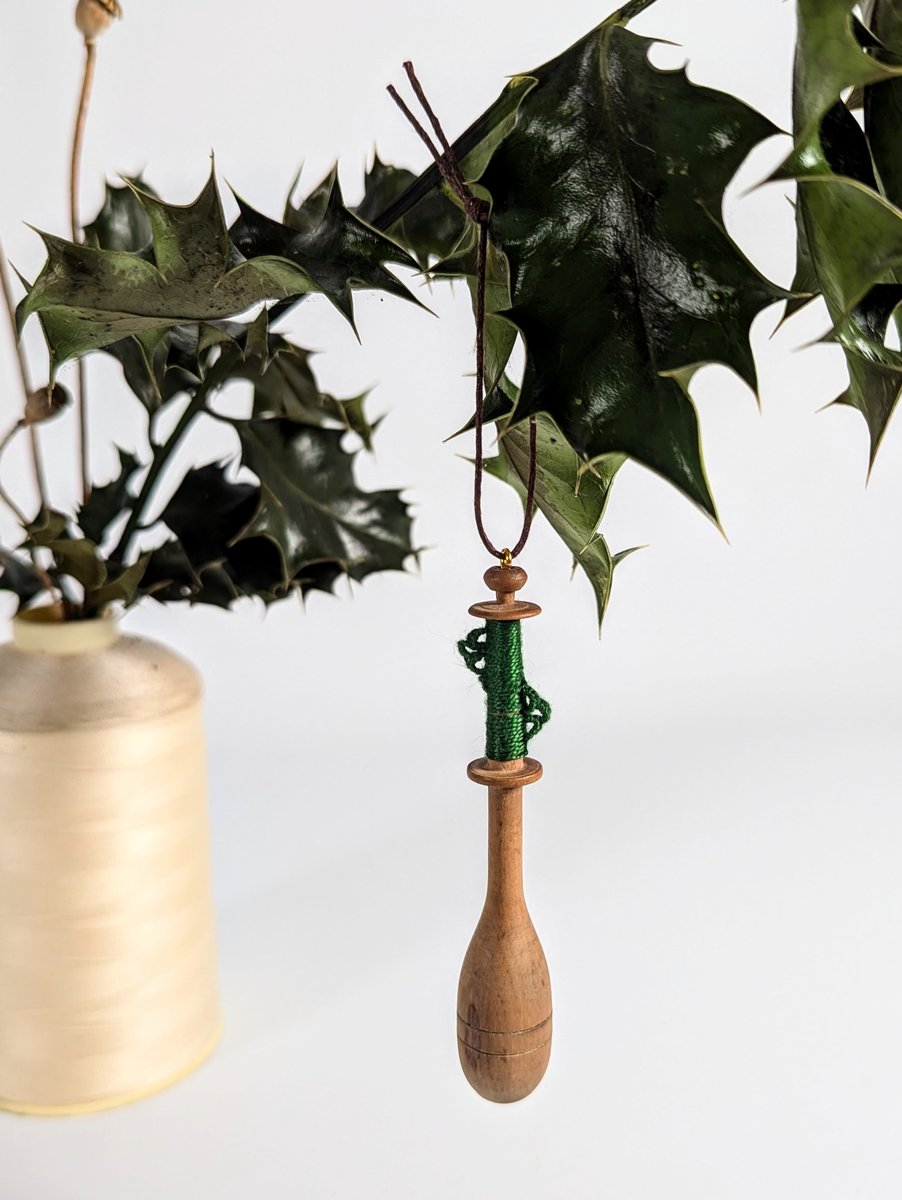 Lace making bobbin decorations | Fran Buxton Mixed Media
