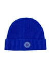 Haddon Engineered Knit Beanie in Royal Blue/Navy