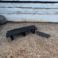 Image 5 of Three Panel ,Slight Curve Bench 