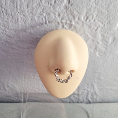 Image of [PREORDER] Thorns Septum Rings - 16G and Faux