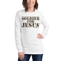 Image 11 of Soldier For Jesus Unisex Long Sleeve Tee