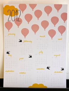 Image of 2012 Calendar - HOT AIR BALLOONS