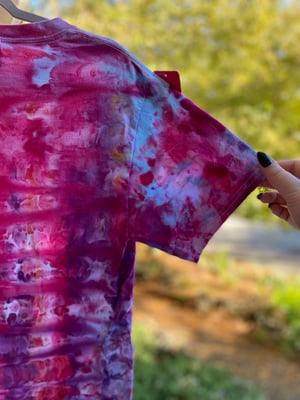 Image of SMALL Live Fast Eat Trash Tie Dye Shirt