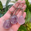 Amethyst Keychain