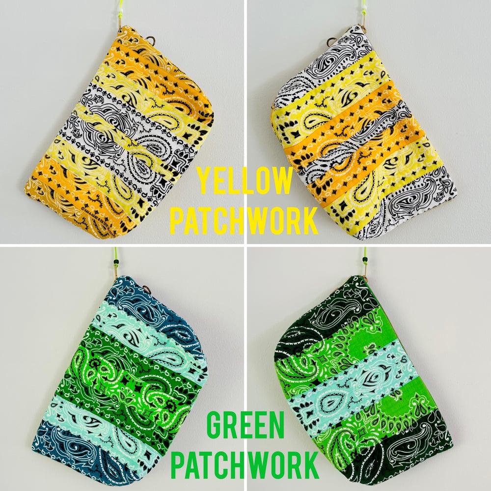 Image of Bandana Pouch XL Patchwork 