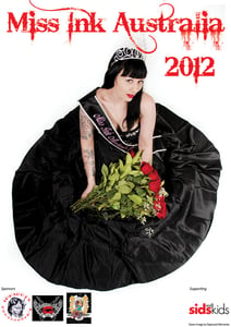 Image of Miss Ink Australia 2012 Calendar - Standard Post