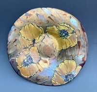 Image 1 of “Welsh Poppy” satin lustre bowl