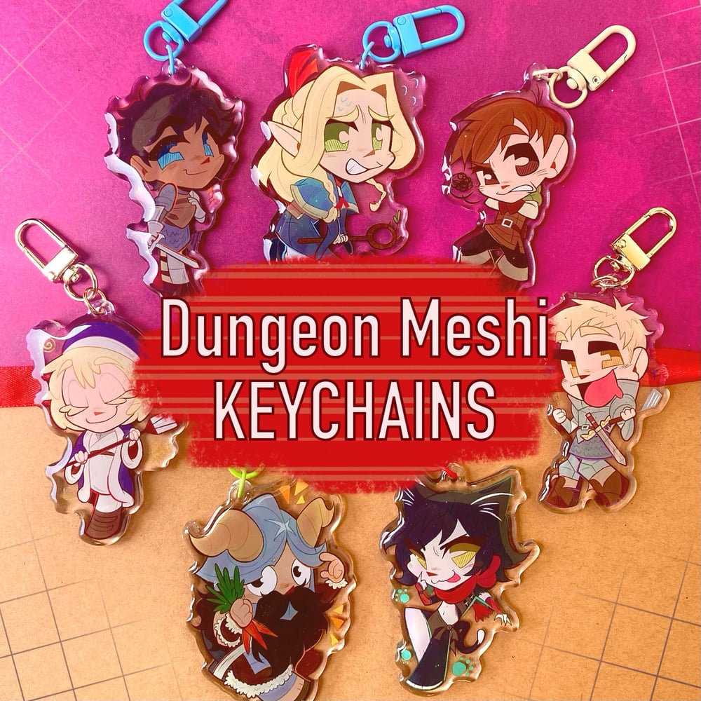 Image of Dungeon Meshi Keychains