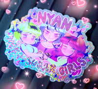 Nyan Neko Sugar Girls Sticker