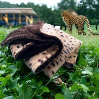 Image 1 of Leopard 🐆 Baby Blanket in Minky Fabric