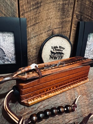 Image of Macassar Ebony/Mahogany with Snakewood inlays