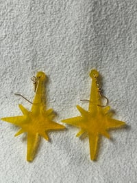 Image 2 of Resin Star Earrings 