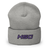 HSG Beanie (Purple Stitching)