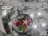 Image 4 of Pressed flower &starfish pendant.