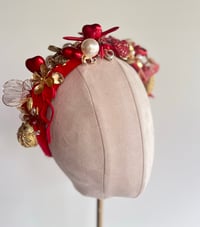 Image 1 of Red trinket padded headband 