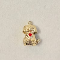 Image 1 of Heart Puppy Charm 
