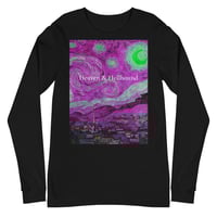 Image 4 of Starry Night Nuclear Fuchsia Long Sleeve Tee