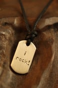 Image of I Rock! Necklace