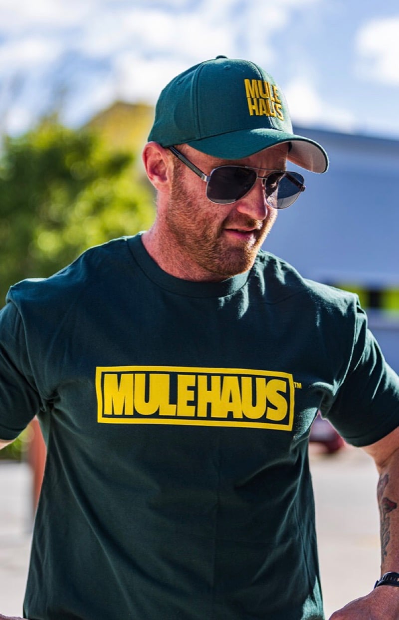 MH0029GG MULE HAUS - TRADEMARK GREEN AND GOLD