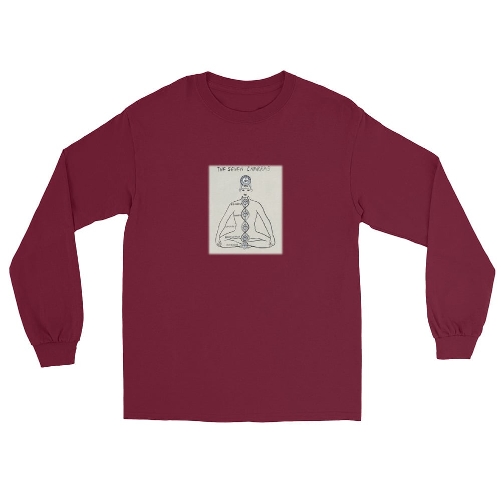 Image of THE SEVEN CHAKRAS LONG SLEEVE SHIRT