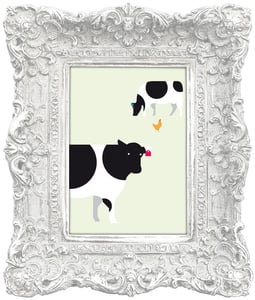 Image of Farmyard print