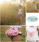 Image of Retro Pink Flower Nappy Knickers