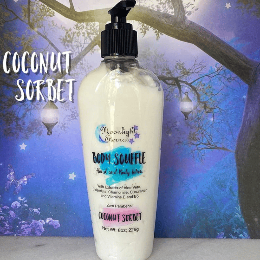 Image of Coconut Sorbet Body Soufflé: Tropical Coconut Lime