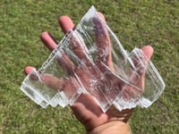 Image 1 of Transparent Selenite Slab | Morocco #3012